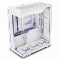 Ssupd Xhuttle Midi-Tower Obudowa PC - ATX RGB, Tempered Glass - Biała