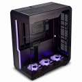Ssupd Xhuttle Midi-Tower Obudowa PC-ATX RGB, Tempered Glass - Czarny