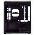 Ssupd Xhuttle Midi-Tower Obudowa PC-ATX RGB, Tempered Glass - Czarny
