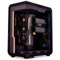 Ssupd Xhuttle Midi-Tower Obudowa PC-ATX RGB, Tempered Glass - Czarny