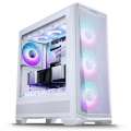 Phanteks Eclipse G400A Midi-Tower, Tempered Glass, D-RGB - Biały