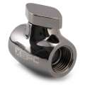 XSPC G1/4” Kran Kulkowy – Mosiężny, Czarny Chrom