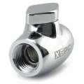 XSPC G1/4” Zawór Kulkowy – Mosiężny, Srebrny Chrom