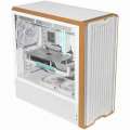 Lian Li LANCOOL 217 White – Obudowa Mid-Tower z Drewnianymi Akcentami