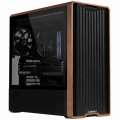 Lian Li LANCOOL 217 Black – Obudowa Mid-Tower z Drewnianymi Akcentami