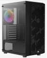 AeroCool Obudowa Hive FRGB TG USB 3.0 Mid Tower Black-415463