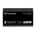 Thermaltake Smart 600W RGB (80+ 230V EU, 2xPEG, 120mm, Single Rail)-265430