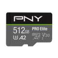 PNY Karta pamięci MicroSDXC Elite 512GB P-SDUX512U3100PRO-GE-417664