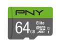 PNY Karta pamięci MicroSDXC Elite 64GB P-SDUX64U185GW-GE-369266