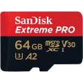 SanDisk Karta pamięci Extreme Pro microSDXC 64GB 170/90 MB/s A2 V30 U3-297548