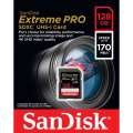 SanDisk Karta pamięci Extreme Pro SDXC 128GB 170/90 MB/s V30 UHS-I U3-315777
