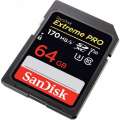 SanDisk Karta pamięci Extreme Pro SDXC 64GB 170/90 MB/s V30 UHS-I U3-315784
