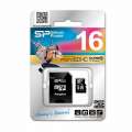 Silicon Power Karta pamięci microSDHC 16GB CLASS 10 + adapter-189816