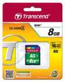 Transcend Karta pamięci SDHC 8GB Class4 18/6 MB/s-185080