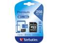 Verbatim Micro SDXC 256GB class 10 UHS-1 + Adapter SD-381385