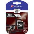Verbatim Micro SDHC 16GB Class10 UHS-I + Adapter-226328