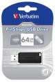 Verbatim PinStripe 64GB Black-227936