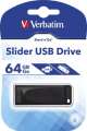 Verbatim Pendrive Slider 64GB Black-227941