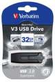 Verbatim V3 USB 3.0 Drive 32GB Black-227973