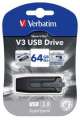 Verbatim Pendrive V3 USB 3.0 Drive 64GB czarny-227989