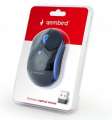 Gembird Bezprzewodowa mysz optyczna czarno-niebieska-322375