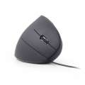 Gembird Mysz ergonomiczna optyczna 6-przyciskowa czarna-322398