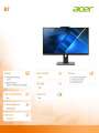 ACER Monitor 24cale B247YDbmiprczx ZeroFrame IPS 4ms 250Lm-419344