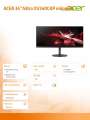 ACER Monitor 34 cale Nitro XV340CKPmiipphzx-374919