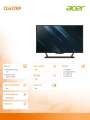ACER Monitor 43 cale Predator CG437KP, 4K, 144Hz-358014