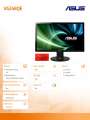 ASUS Monitor 24 VG248QE GAMING WLED FHD 144Hz 1ms  HDMI DP Dual DVI-D GŁOŚNIK PIVOT-190653