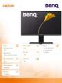 Benq Monitor 22 GW2280 LED 5ms/MVA/20mln:1-285288