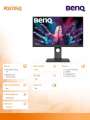 Benq Monitor 27 cali PD2705Q  LED 5ms/QHD/IPS/HDMI/DP/USB-391469