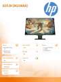 HP Inc. Monitor X27i 2K Gaming     8GC08AA-373999