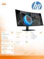 HP Inc. Monitor 37.5  Z38c 3Curved Display  Z4W65A4-258142