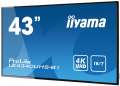 IIYAMA Monitor 43 LE4340UHS-B1 4K,18/7,LAN,AMVA3,USB,HD-286963