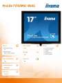 IIYAMA Monitor 17 T1732MSC-B5AG pojemnościowy 10pkt IP54 HDMI DP AG-342847