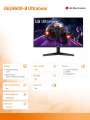 LG Electronics Monitor  24GN600-B UltraGear 23.8 cala IPS 1ms 144Hz HDR10-427427