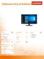 Lenovo Monitor 27 ThinkVision T27q-20 WLED LCD 61EDGAT2EU-351046