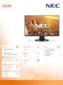 NEC Monitor Multisync E242N IPS DP HDMI Czarny-363058