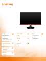 AOC Monitor AOC 24,5" G2590VXQ VGA HDMI DP głośniki-267332