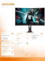 AOC Monitor AOC 27" CQ27G2U/BK 2xHDMI DP 4xUSB 3.0 głośniki-363426
