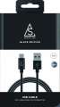 Holdit Smartline kabel USB-C 2.0 metalowy 1m czarny-279166