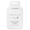 Samsung Kabel Combo (Type-C & MicroUSB)White-237306