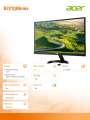 ACER Monitor ACER 22' R221QBbmix IPS LED 1ms(VRB) 100M:1-715420