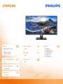 Philips Monitor 279P1 27 cali IPS 4K HDMIx2 DP USB-C Pivot-399923