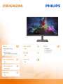 Philips Monitor 272E1GAEZ 27 cali VA 144Hz HDMI DP, Regulacja wysokości-411082