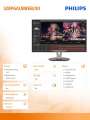 Philips Monitor 31.5 328P6AUBREB IPS HDR DP HDMI USB-C Pivot Głośniki-713209