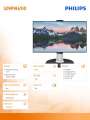 Philips Monitor 31.5 329P9H Curved IPS 4k HDMIx2 DP-713649