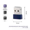 Karta sieciowa Mini Wi-Fi USB Qoltec Bezprzewodowy BT 4.0 | Standard N-417429