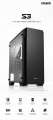 Zalman Obudowa S3 TG ATX Mid Tower PC Case TG fan x3-1045928